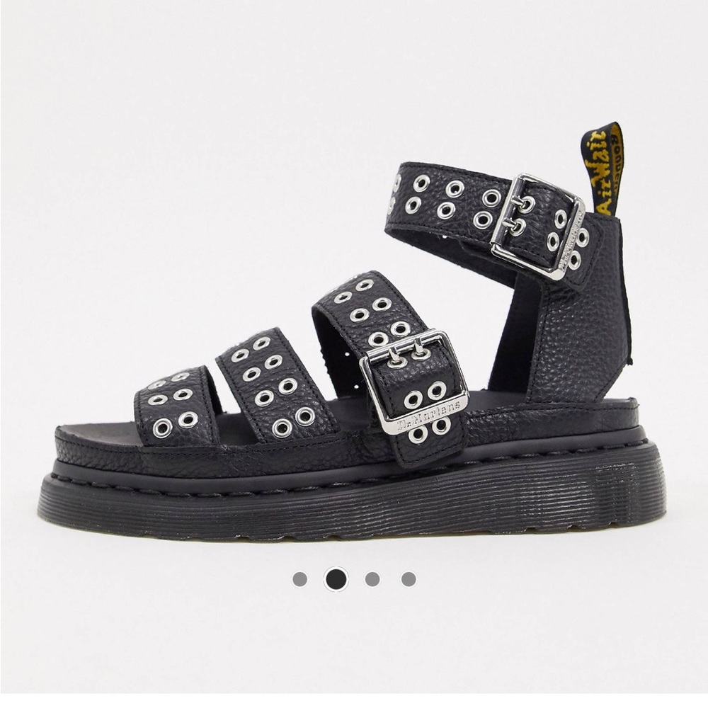 Dr Martens Clarissa II quad eyelet leather sandals - Picture 1 of 9